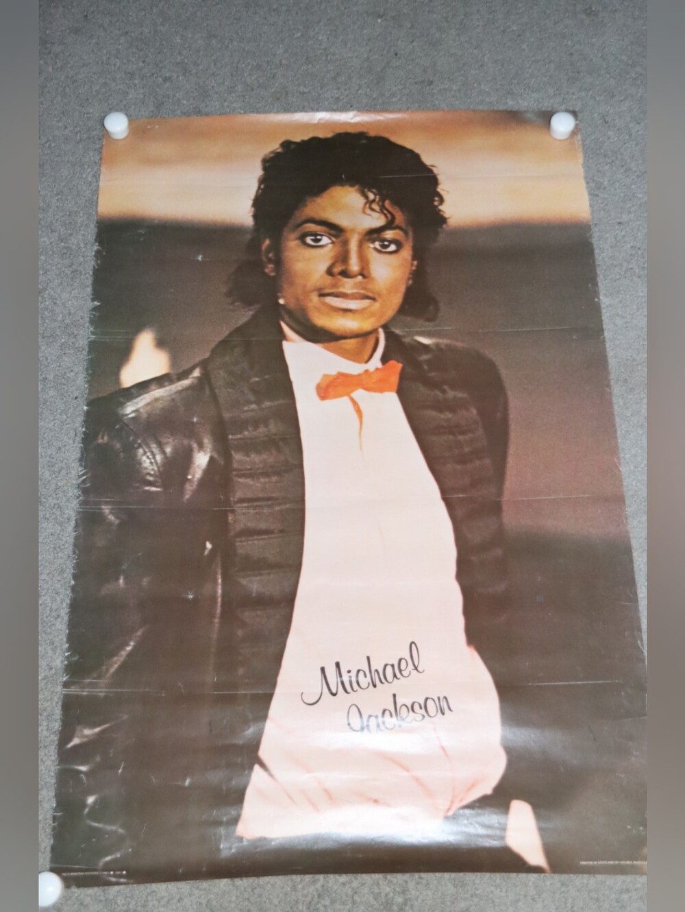 1983 Micheal Jackson Poster  35"×22"